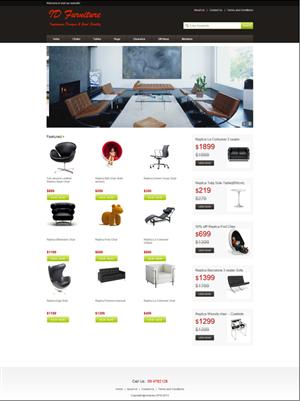 家具类公司型网站