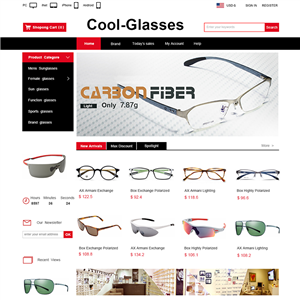 ishop4眼镜电商网站