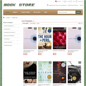 iShop4图书类电商网站